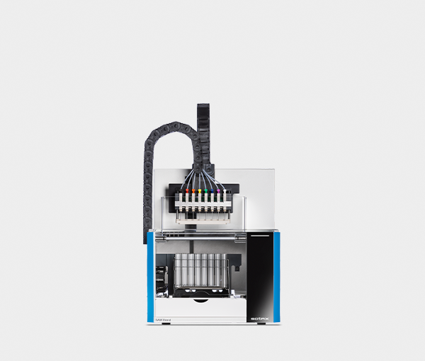 SAM SR sample manager On-/Offline module to collect samples for dissolution testing from 15 time points.