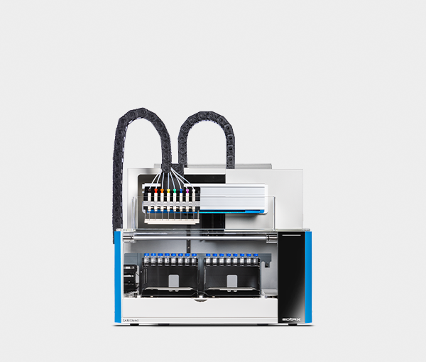 SAM Sample Manager S (30 timepoints) collects samples in glass tubes, capped LC vials, and HPLC wellplates for dissolution testing.