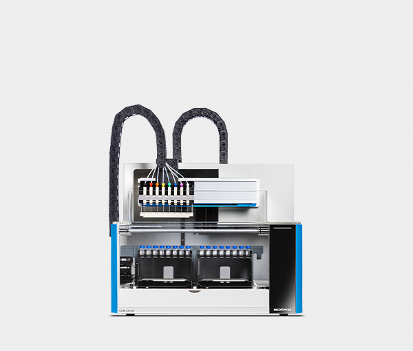 SAM Sample Manager S (30 timepoints) collects samples in glass tubes, capped LC vials, and HPLC wellplates for dissolution testing.